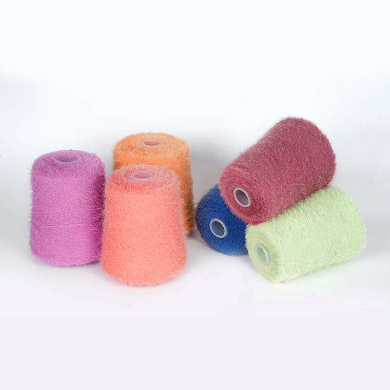 Imitation mink yarn